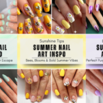 Summer press-on nail sets in lavender, mint green, and yellow—light, cheerful, and perfect for the season.