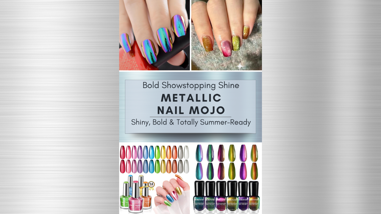 Summer Nail Art Inspo | Metallics & Neon Nails