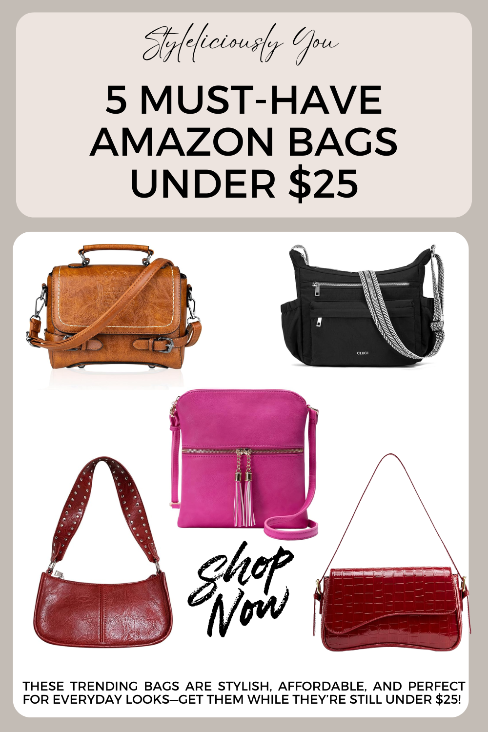 5 Must-Have Amazon Bags Under $25 | #TuesdayTreasures
