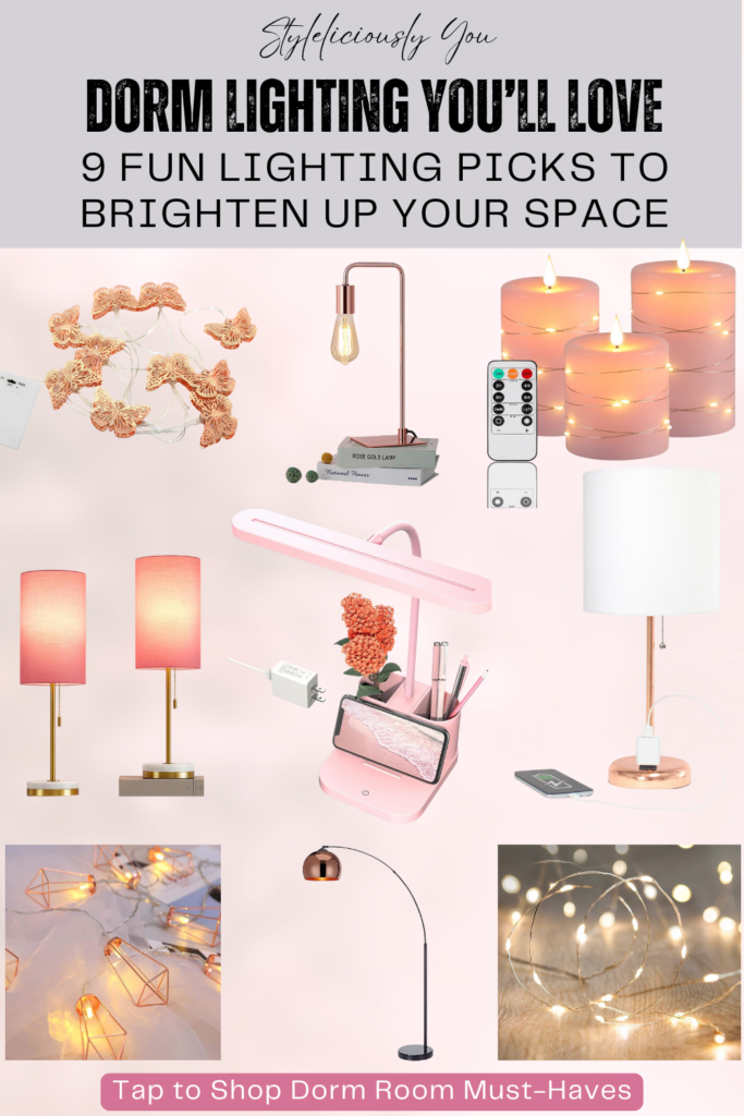 Rose Gold Dorm Goals Lighting